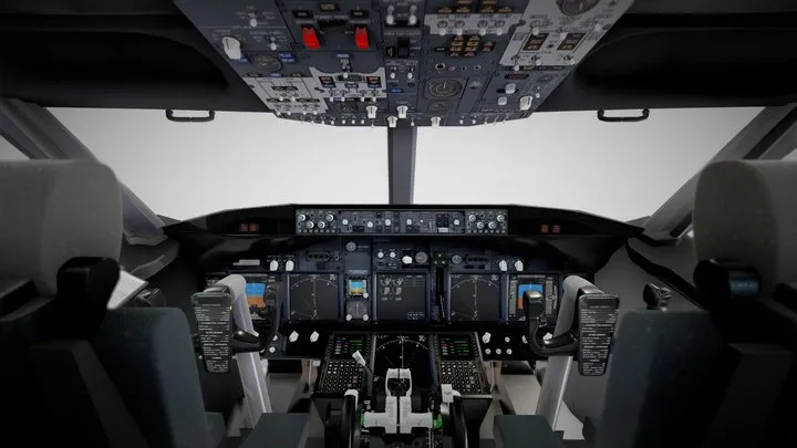 PBR Game 3D Models – (Boeing 737) Airplane Cockpit