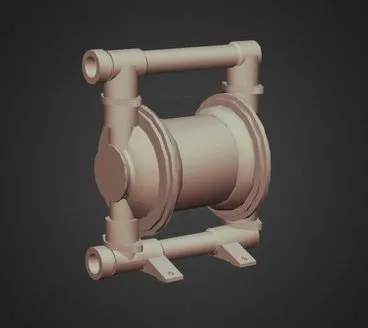 PBR Game 3D Models – BOMBA NEUMATICA 1 14