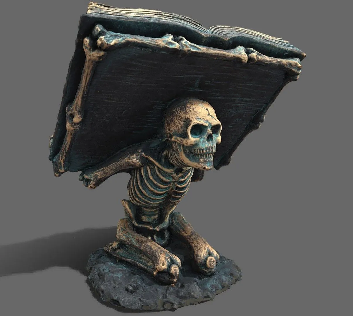 PBR Game 3D Models – Book Skeleton