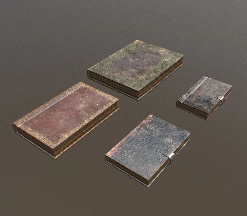 PBR Game 3D Models – Book