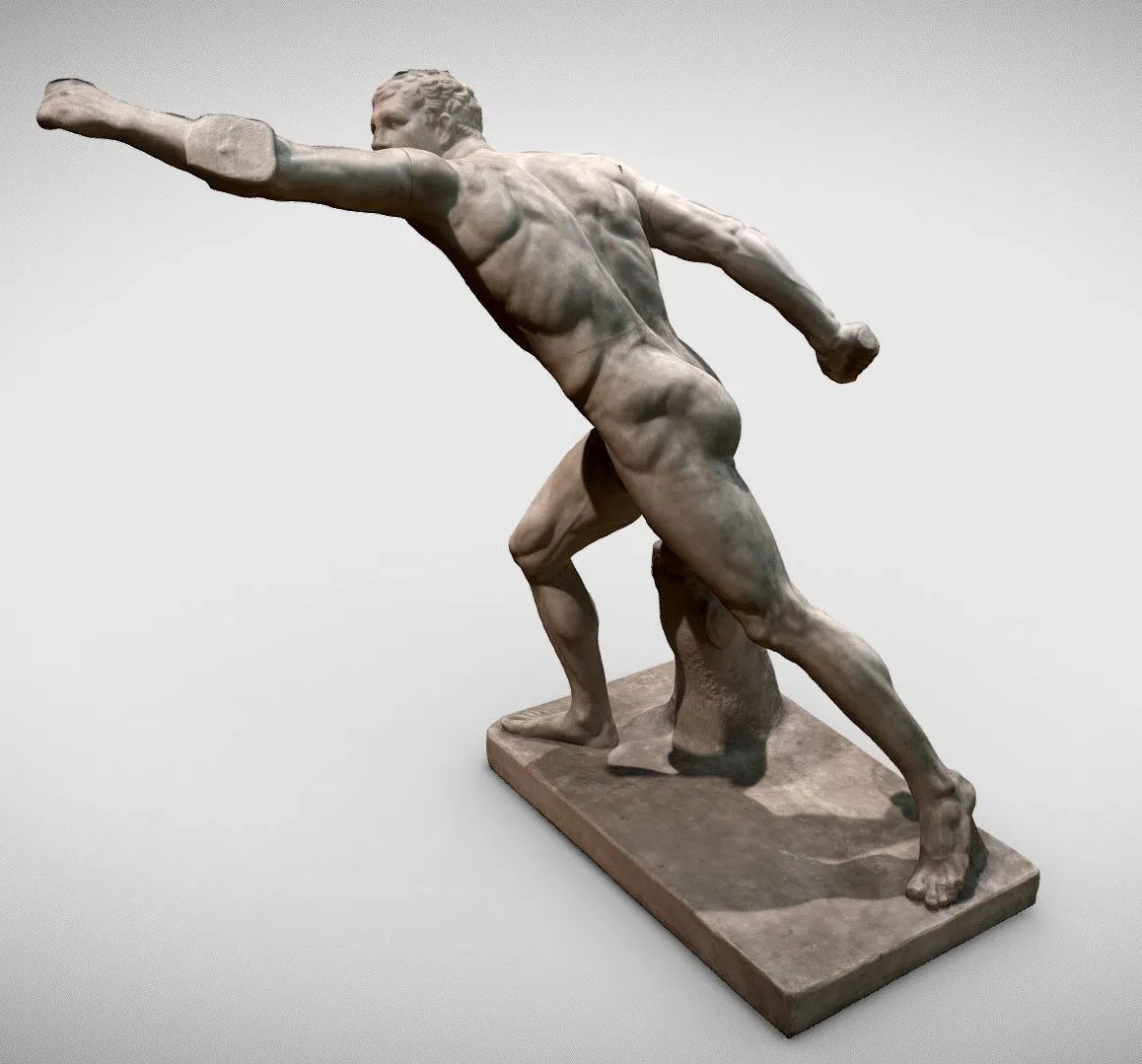 PBR Game 3D Models – Borghese Gladiator