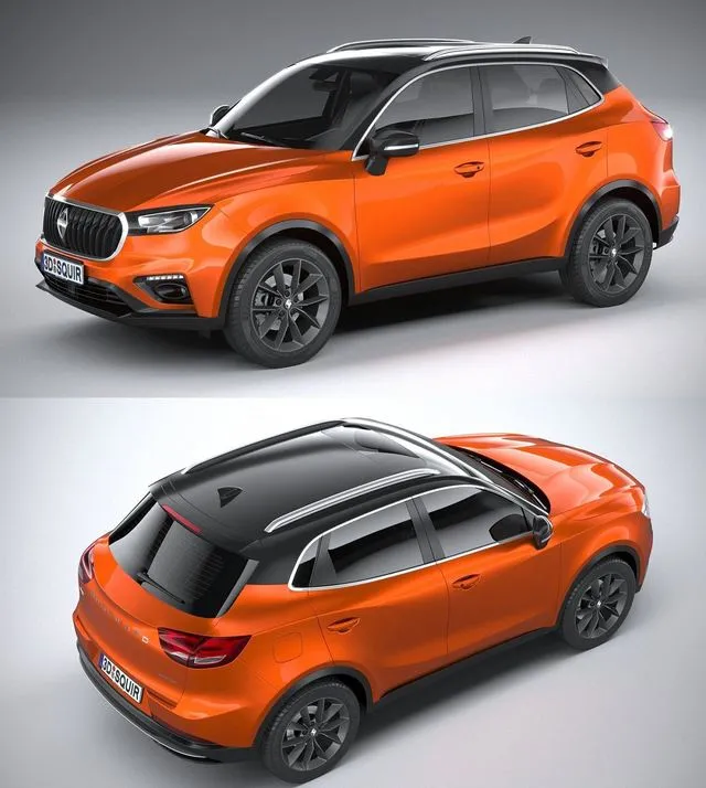 PBR Game 3D Models – Borgward BX3 2020