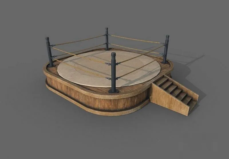 PBR Game 3D Models – Boxing Ring