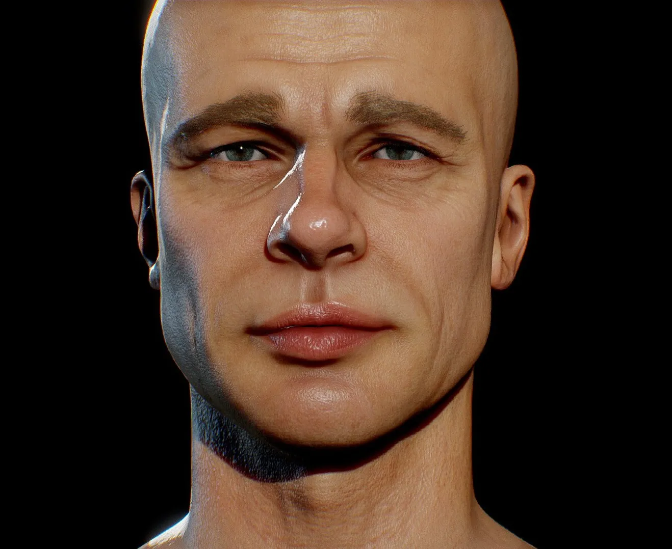 PBR Game 3D Models – Brad Pitt 3D Model