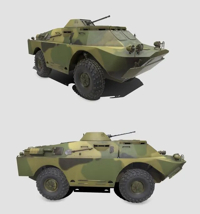 PBR Game 3D Models – BRDM-2