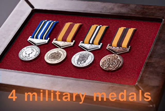 PBR Game 3D Models – British military medal and badge