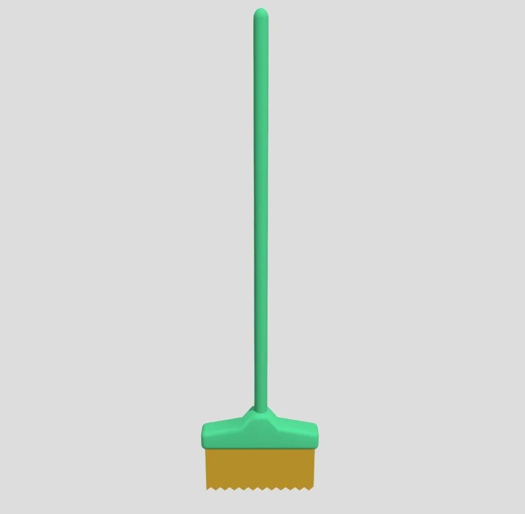 PBR Game 3D Models – Broom From Poly By Google