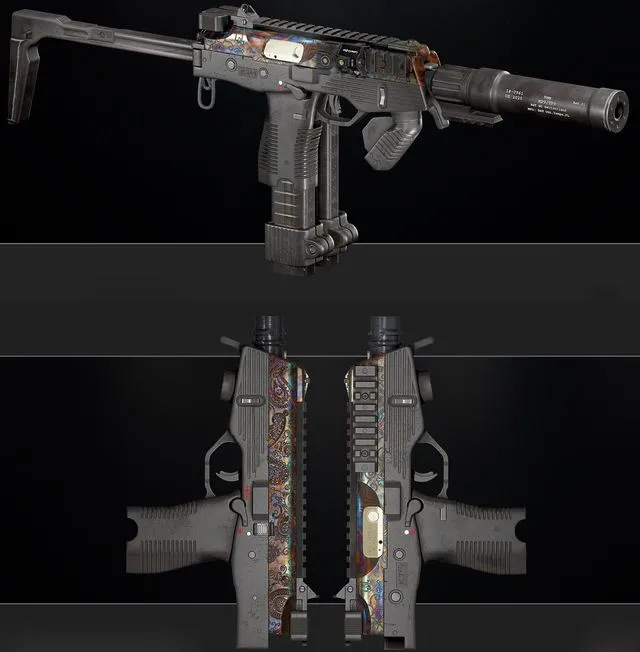 PBR Game 3D Models – Brugger and Thomet MP9