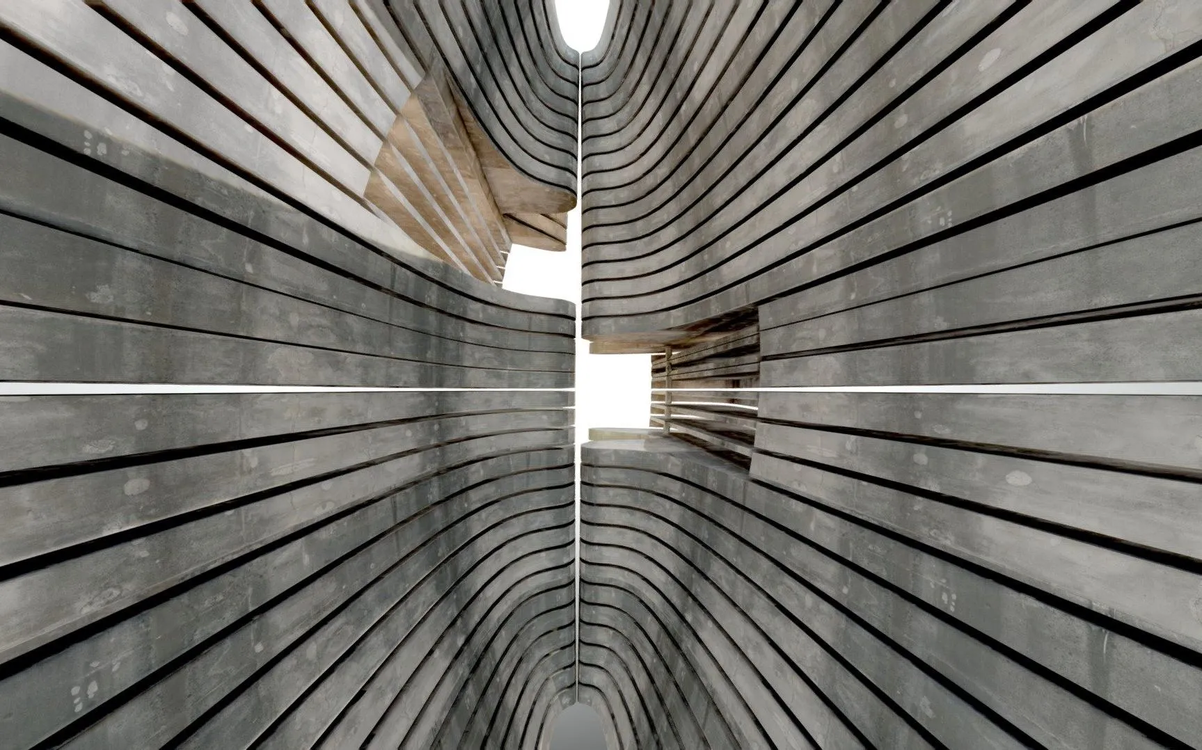 PBR Game 3D Models – Brutalist Building Brutalism Architecture