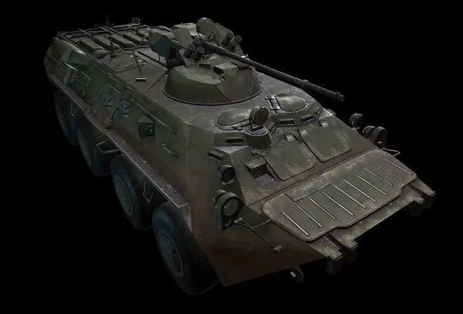 PBR Game 3D Models – BTR80a