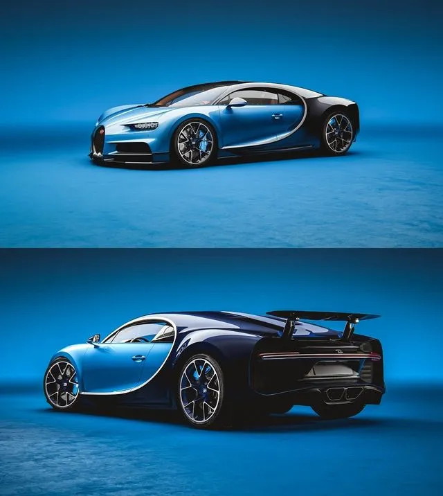 PBR Game 3D Models – Bugatti Chiron 2016