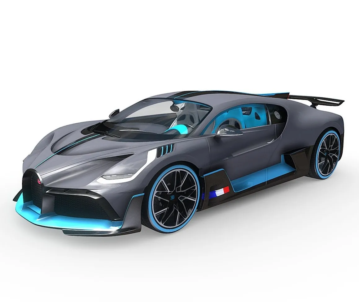 PBR Game 3D Models – Bugatti Divo 2020
