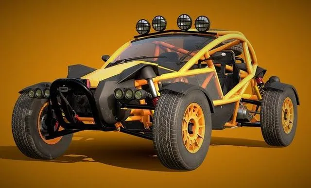 PBR Game 3D Models – Buggy Car Ariel Nomad 2016