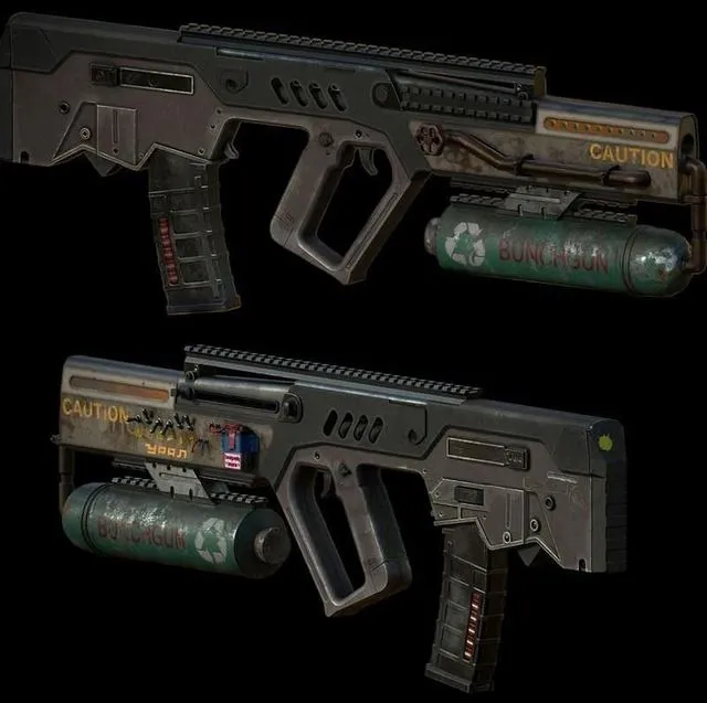 PBR Game 3D Models – Bunch Gun