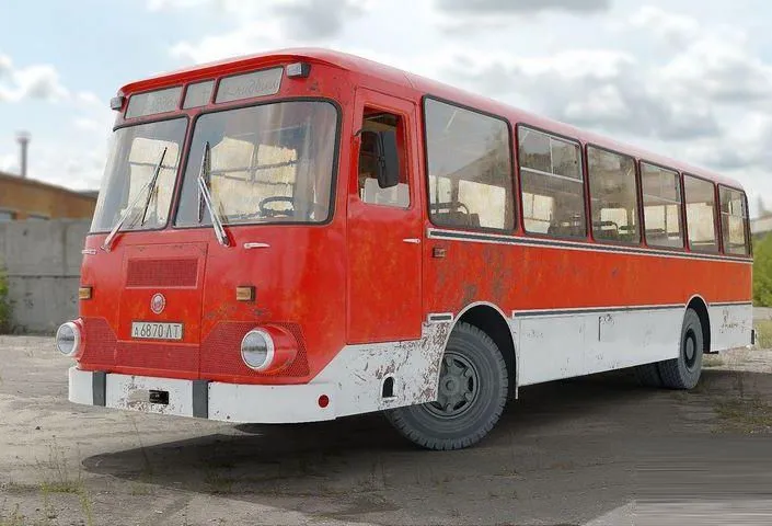 PBR Game 3D Models – Bus LiAZ-677