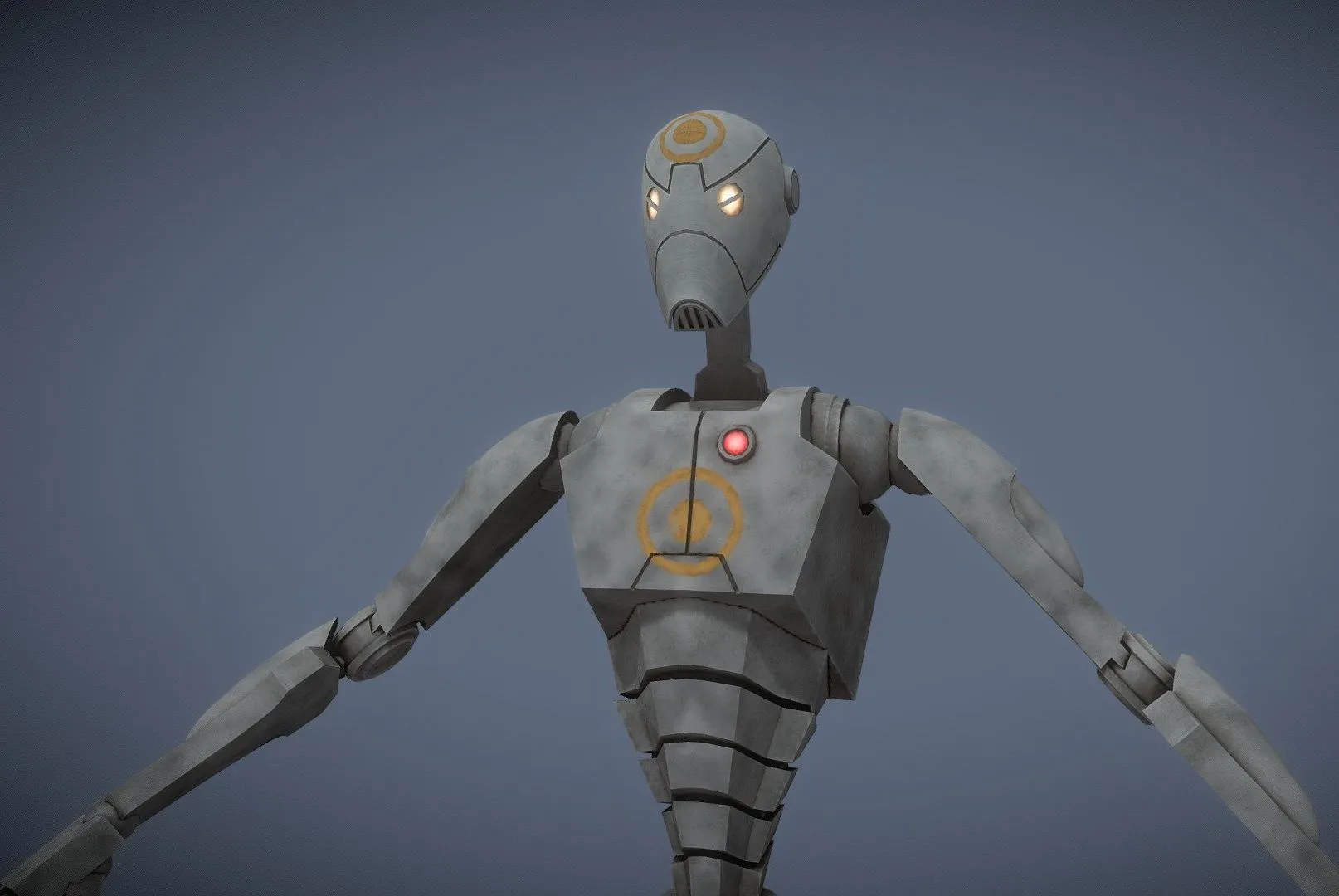 PBR Game 3D Models – Bx Commando Training Droid Bad Batch Rig