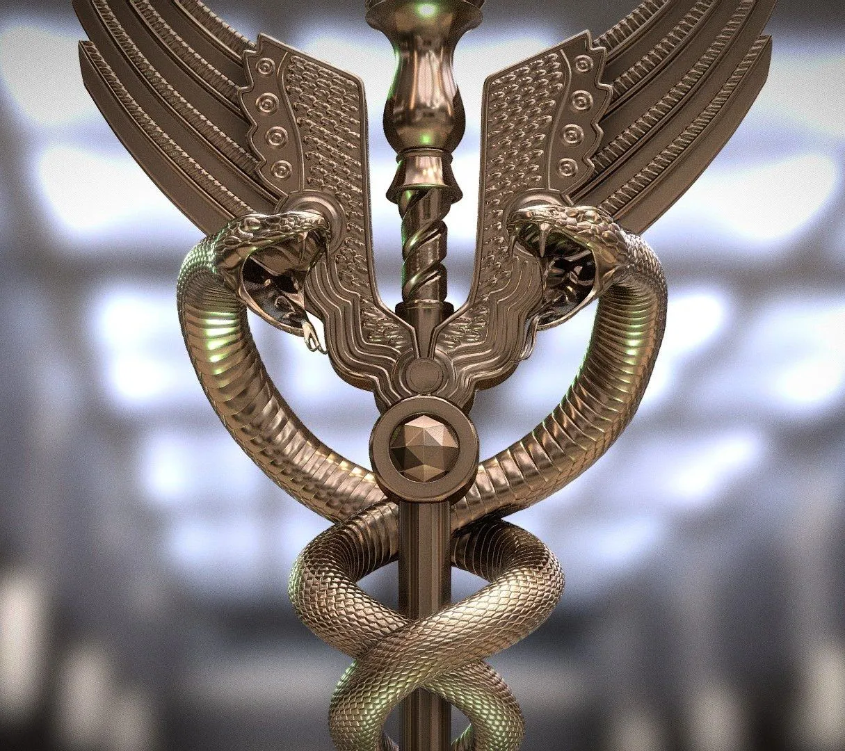 PBR Game 3D Models – Caduceus