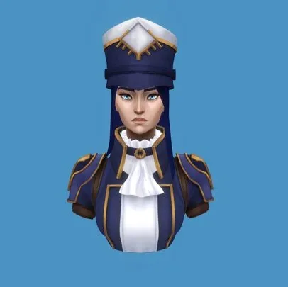 PBR Game 3D Models – Caitlyn Arcane