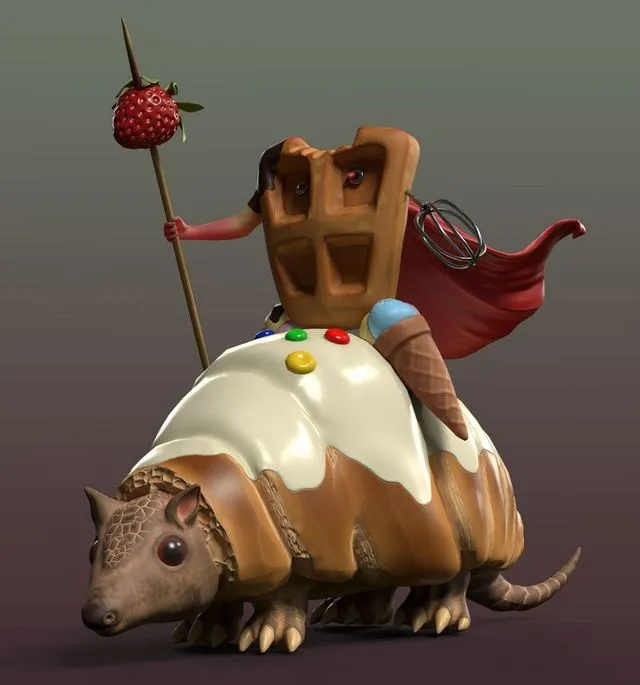 PBR Game 3D Models – Candy Warrior