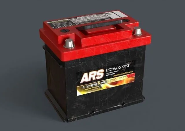 PBR Game 3D Models – Car Battery