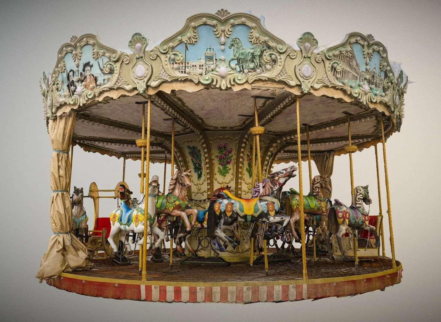 PBR Game 3D Models – Carousel Photogrammetry Scan