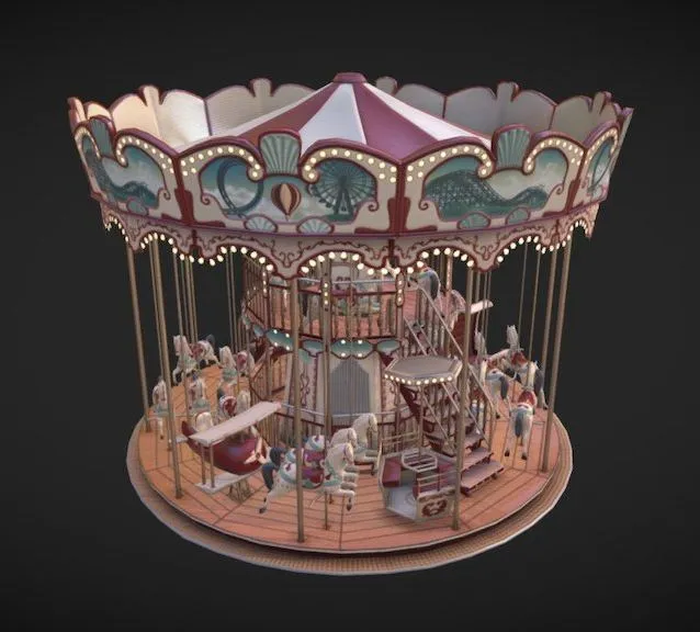 PBR Game 3D Models – Carousel