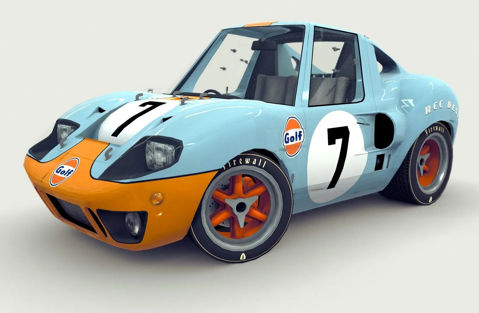 PBR Game 3D Models – Cartoon Prototype Car