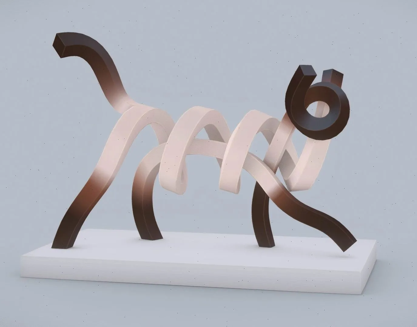 PBR Game 3D Models – Cat Sculpture