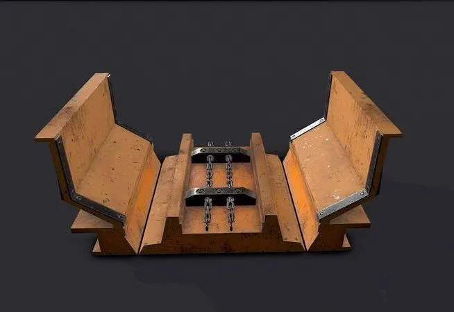 PBR Game 3D Models – Chain conveyor