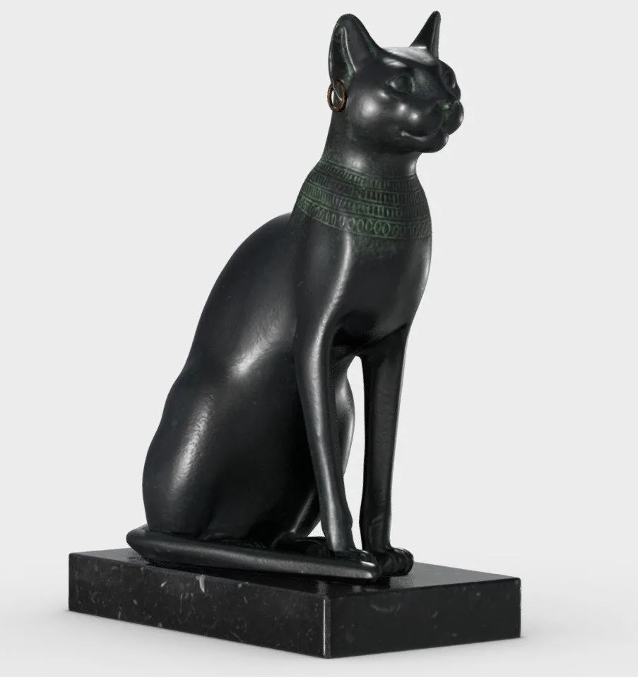 PBR Game 3D Models – Chatte Bastet