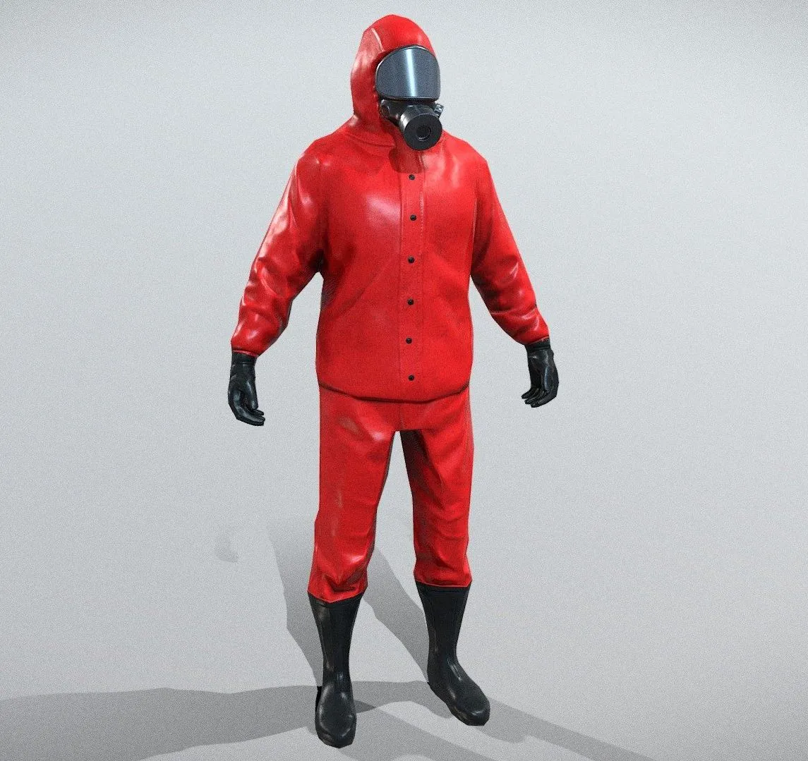 PBR Game 3D Models – Chemical Worker