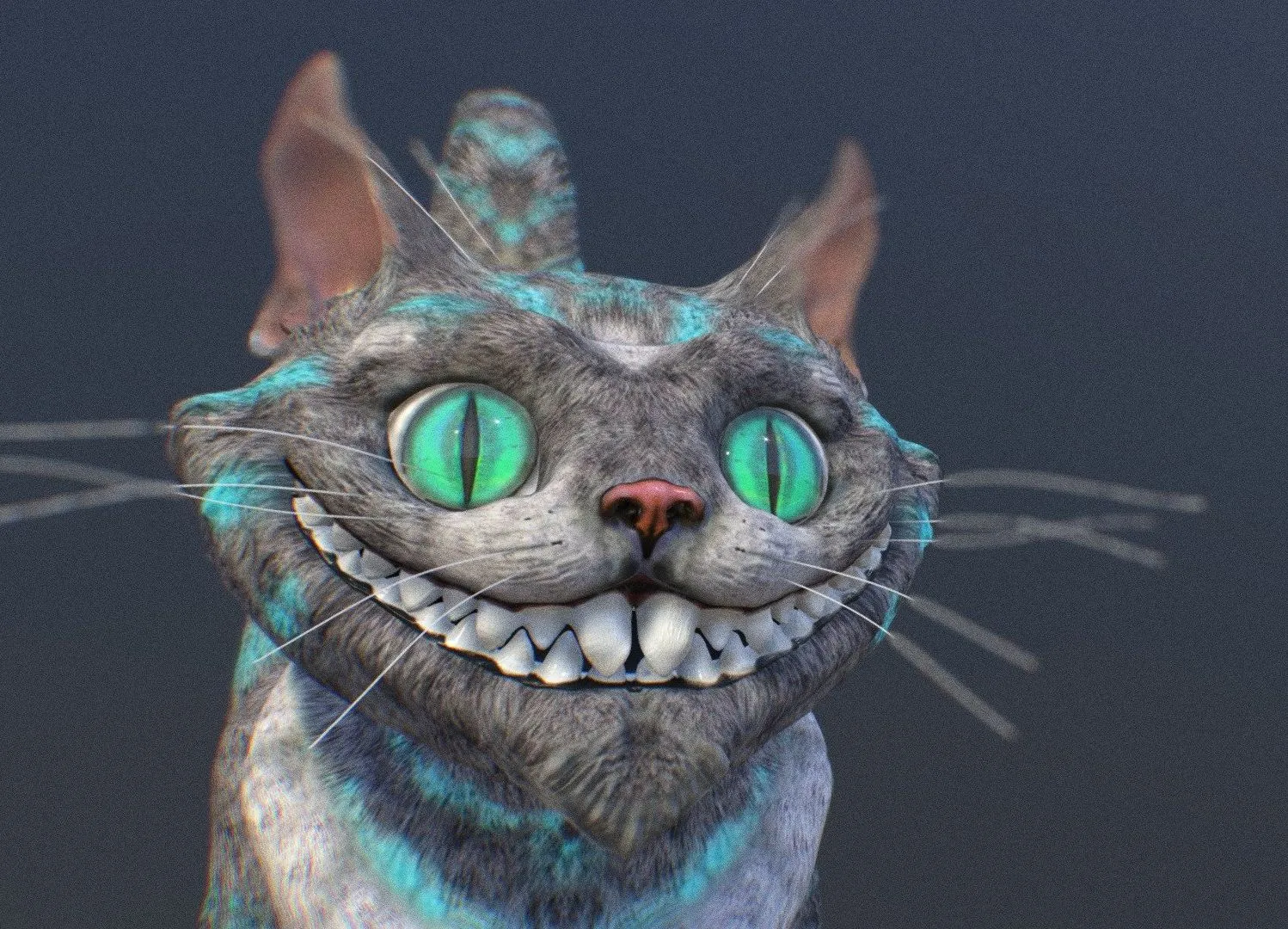 PBR Game 3D Models – Cheshire Cat V01 My Zbrush Model