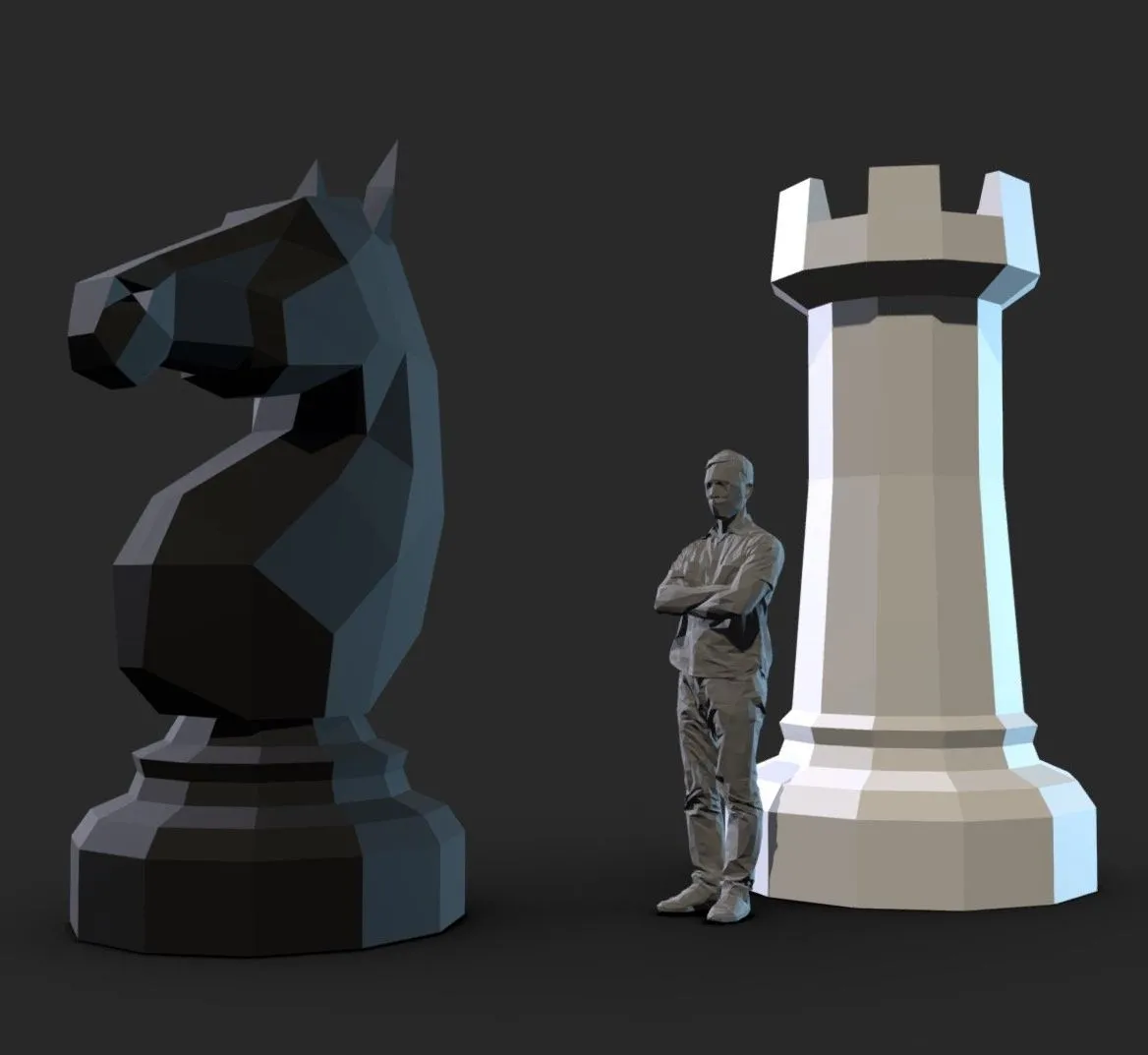 PBR Game 3D Models – Chess Figures