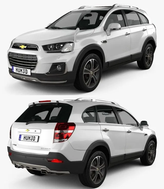 PBR Game 3D Models – Chevrolet Captiva (JP) 2015