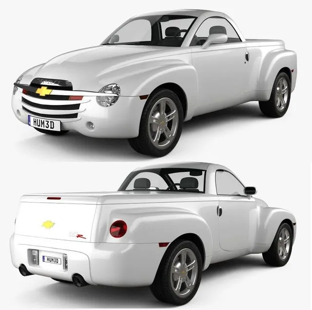 PBR Game 3D Models – Chevrolet SSR 2003