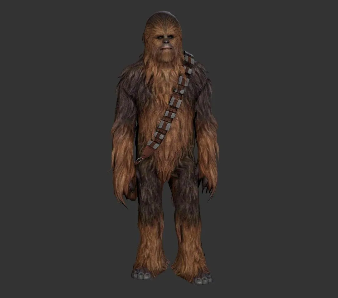 PBR Game 3D Models – Chewbacca