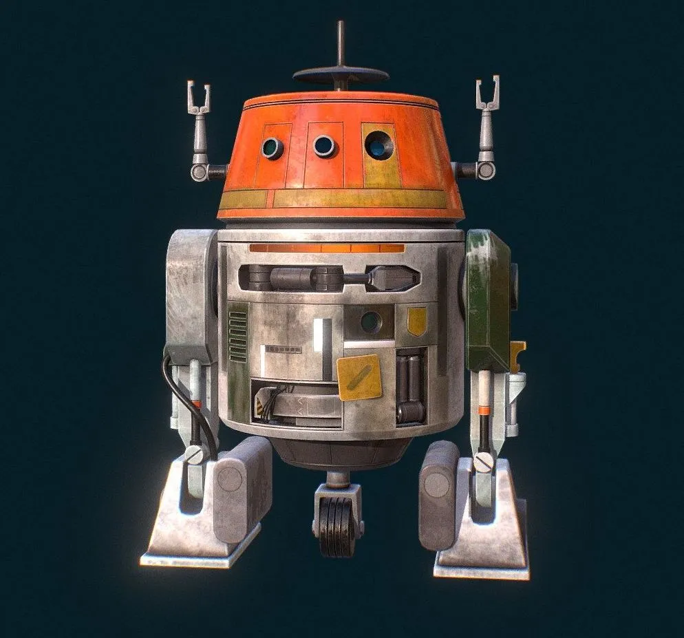 PBR Game 3D Models – Chopper C1 10P Star Wars Rebels