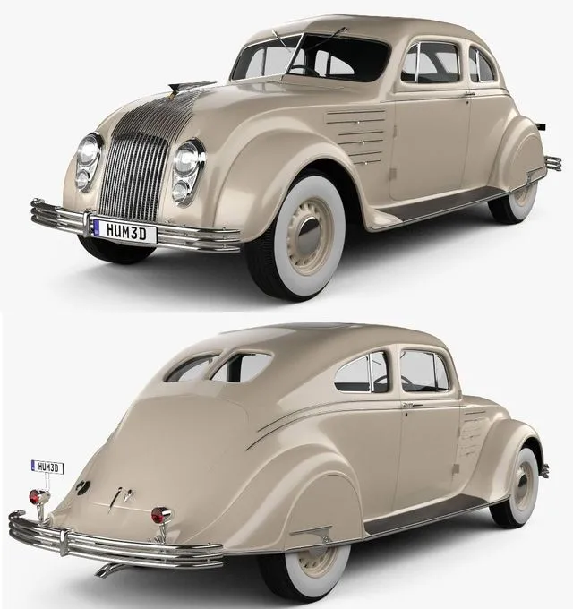 PBR Game 3D Models – Chrysler Imperial Airflow 1934