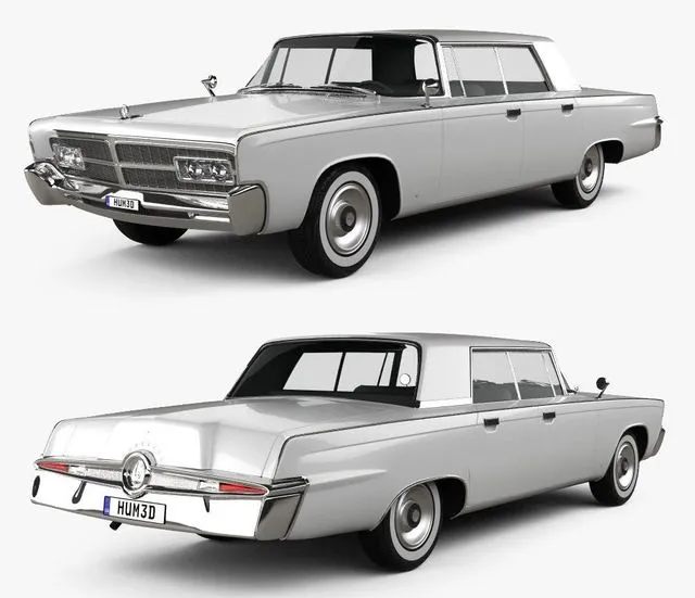 PBR Game 3D Models – Chrysler Imperial Crown 1965