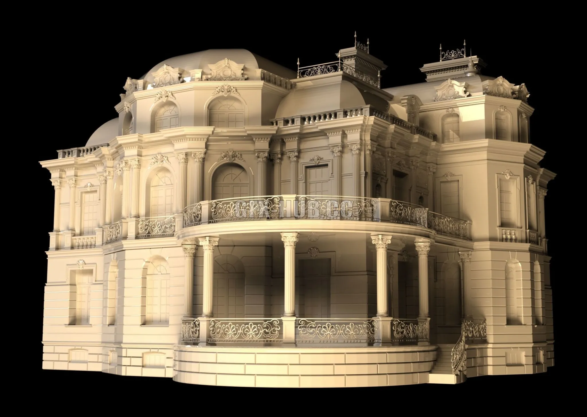 PBR Game 3D Models – Classic House