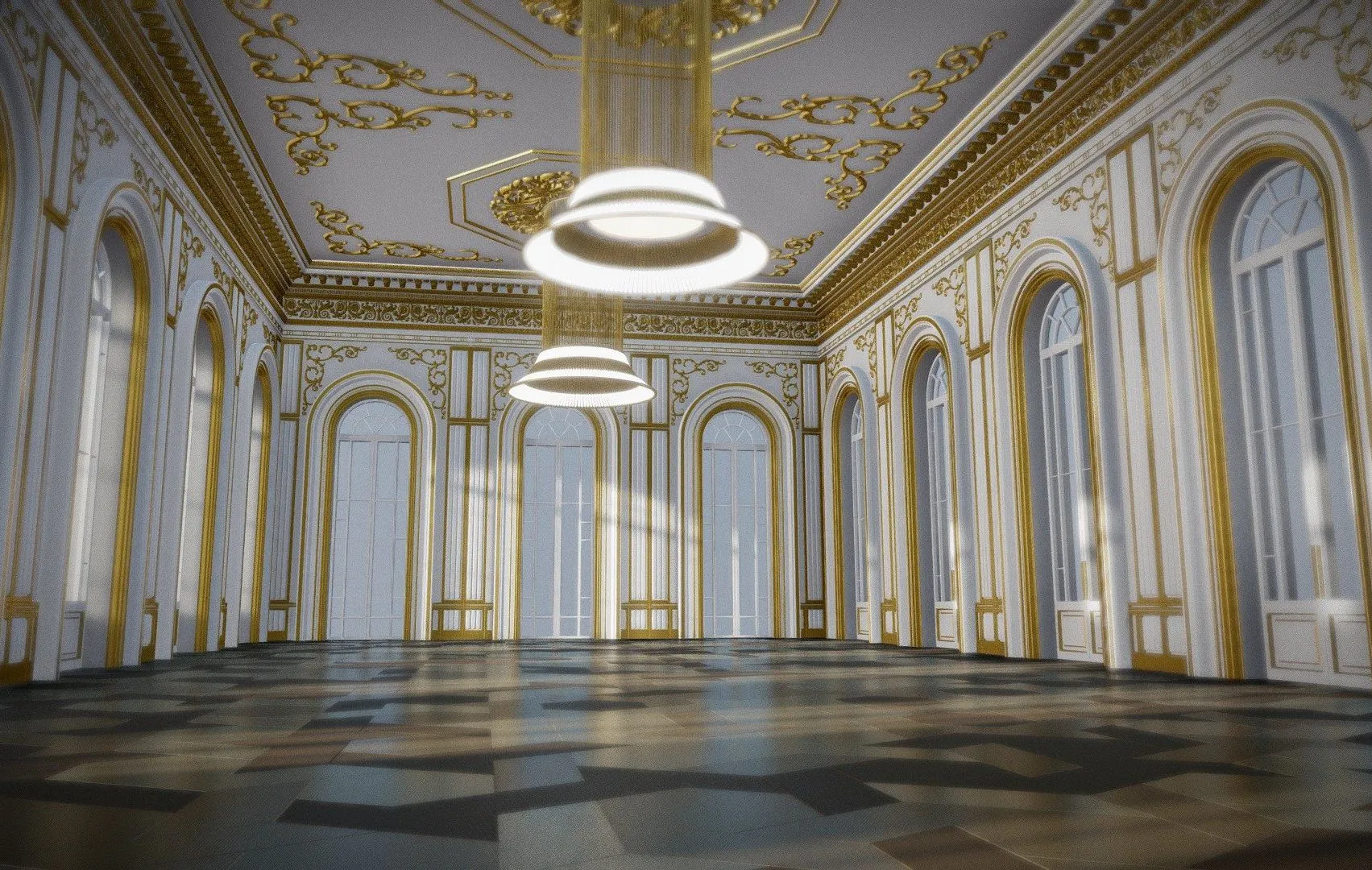 PBR Game 3D Models – Classic Interior 335