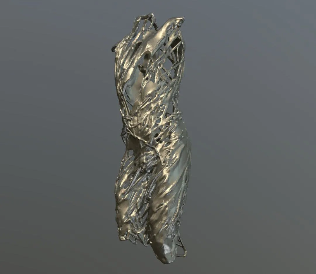 PBR Game 3D Models – Clay Torso01