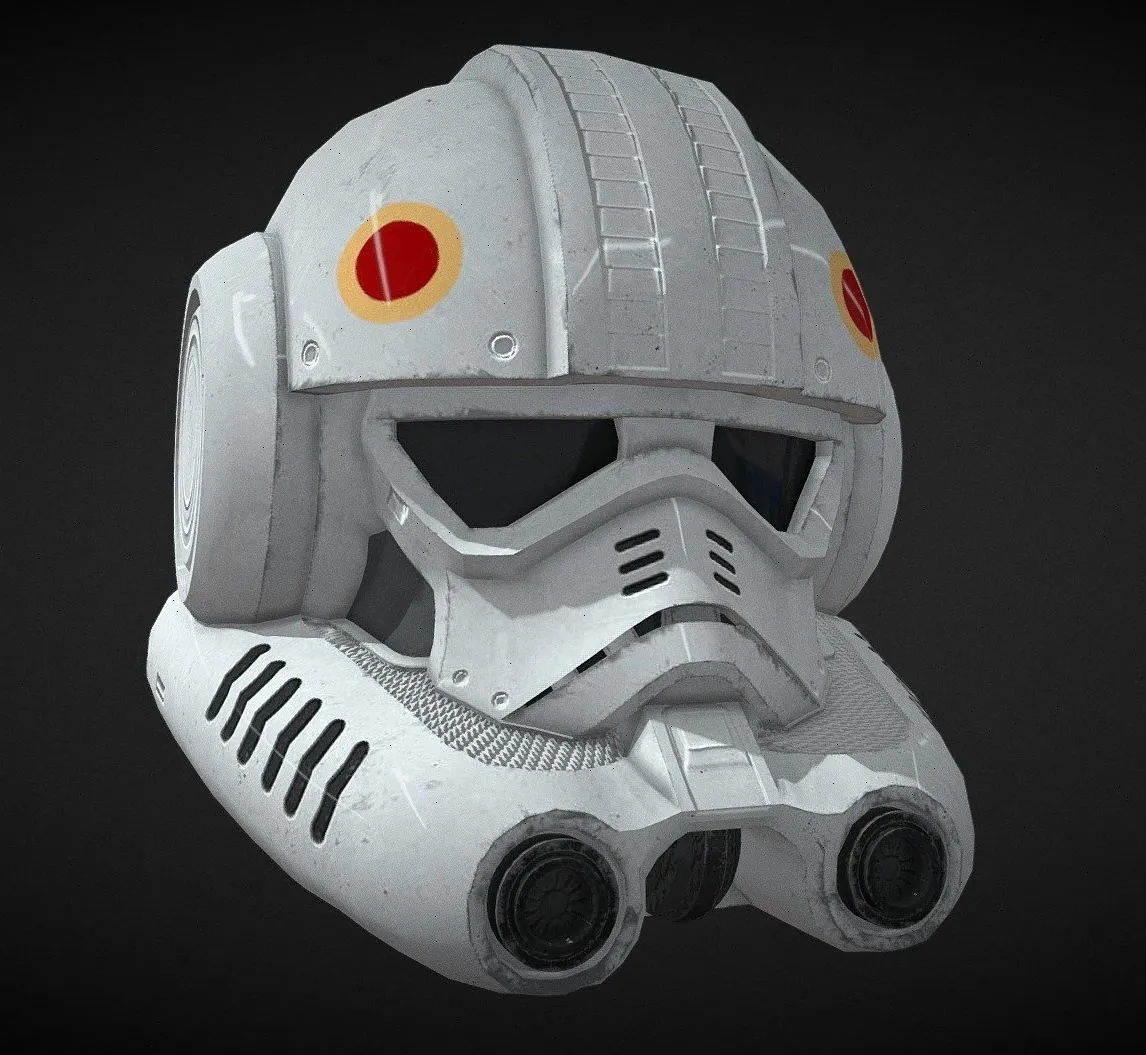 PBR Game 3D Models – Clone Pilot Helmet Star Wars
