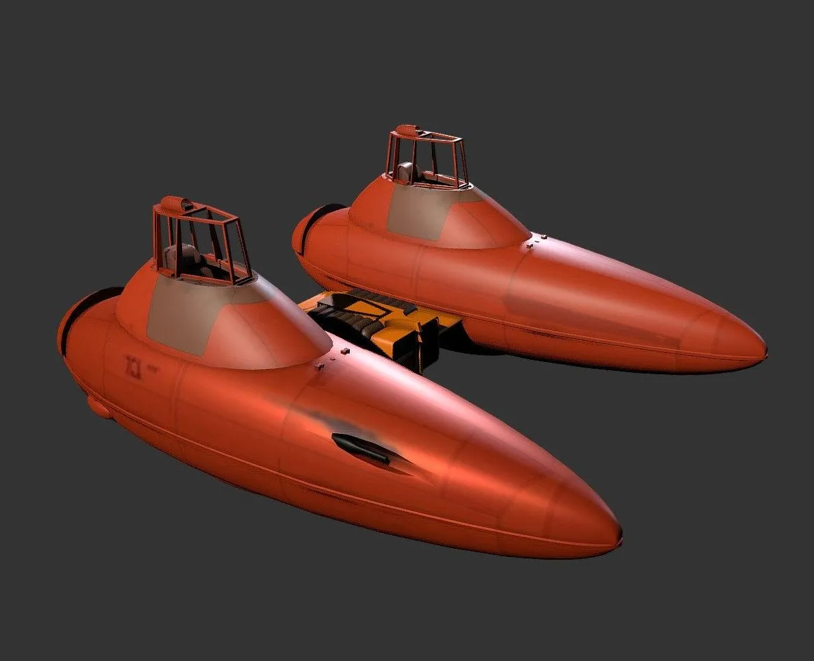 PBR Game 3D Models – Cloud Car