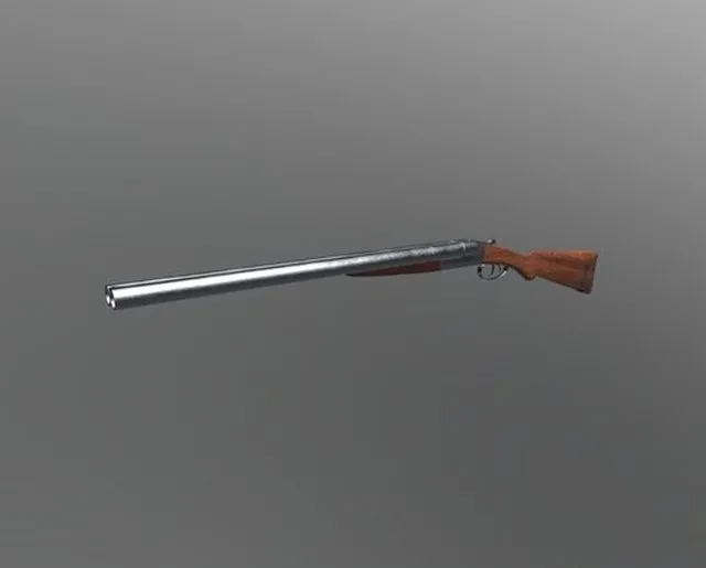 PBR Game 3D Models – Colt 1883 Shotgun