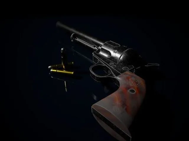 PBR Game 3D Models – Colt M 1873 Peacemaker