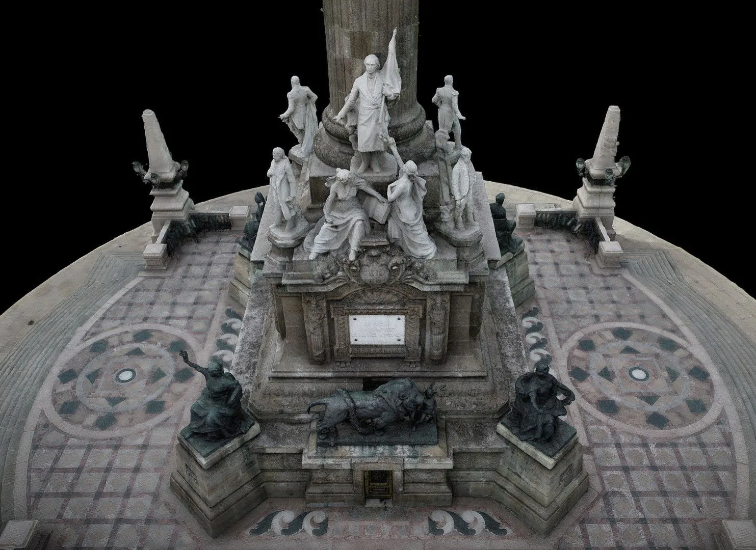 PBR Game 3D Models – Columna De La Independencia Ciudad De Mexico