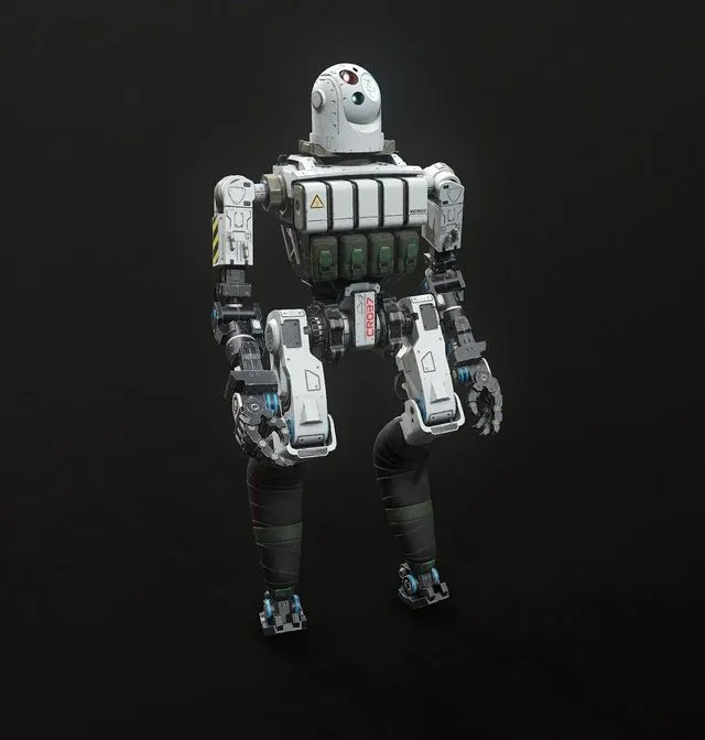 PBR Game 3D Models – Combat Robot