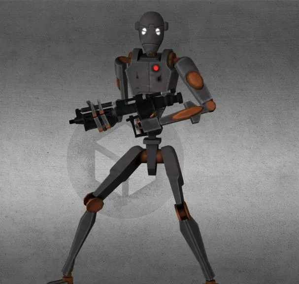 PBR Game 3D Models – Commando Obj