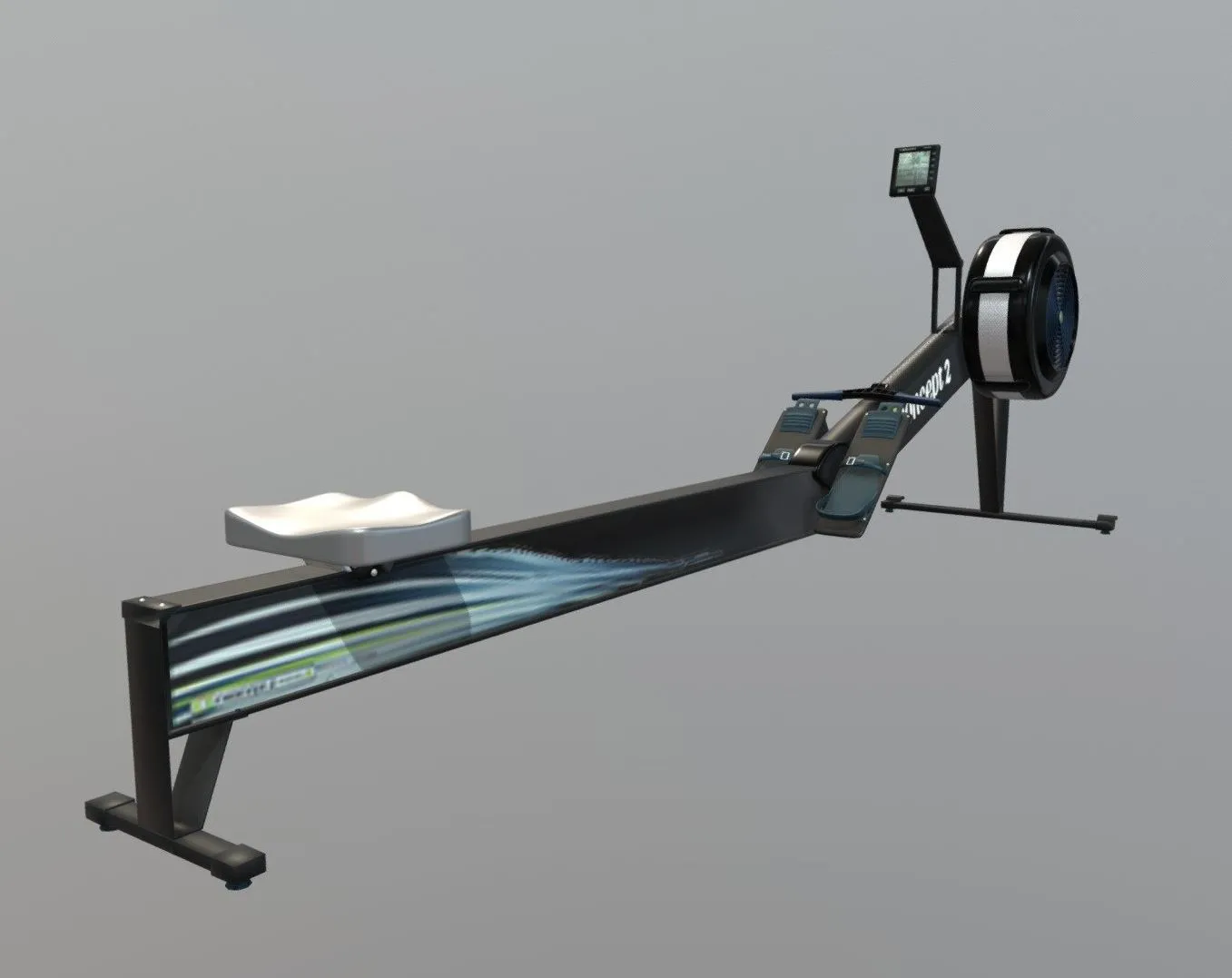 PBR Game 3D Models – Concept 2 Rower
